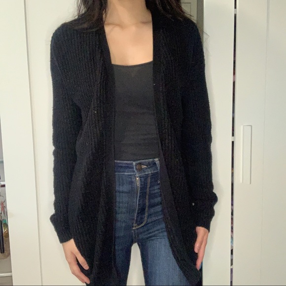 Urban Heritage Knit Cardigan Criss Cross Back - Picture 2 of 9